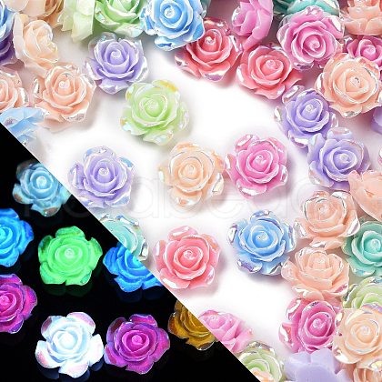 Luminous Resin Decoden Cabochons RESI-K036-35-1