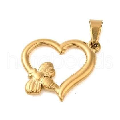 Ion Plating(IP) 304 Stainless Steel Pendants STAS-C103-17C-G-1