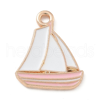 Alloy Enamel Pendants ENAM-A008-16KCG-03-1