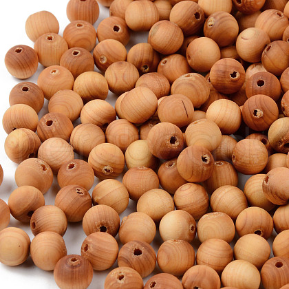 Natural Wood Beads X-WOOD-R268-8mm-1