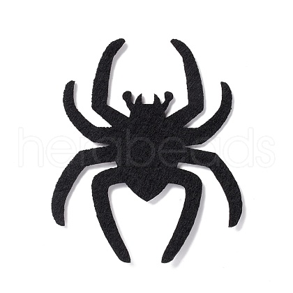 Wool Felt Spider Party Decorations AJEW-P101-03B-1