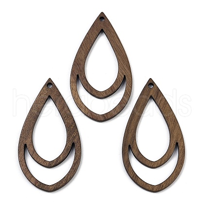 Walnut Wood Pendants WOOD-A025-04F-1