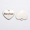 Non-Tarnish Stainless Steel Heart Pendants STAS-L165-A01-2