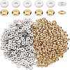   600Pcs 2 Colors CCB Plastic Spacer Beads CCB-PH0001-15-WH-1