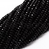 Dyed Natural Malaysia Jade Rondelle Beads Strands G-E316-2x4mm-08-3