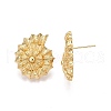 Brass Earring for Women EJEW-M259-01A-G-3