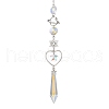 Alloy Planet Moon Hanging Ornaments HJEW-JM03018-2