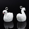 Flocky Resin Pendants X-RESI-N032-13-1