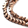 Synthetic Non-magnetic Hematite Beads Strands G-P545-J01-01-4