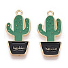 Alloy Enamel Pendants ENAM-WH0047-28G-1