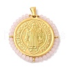 Ion Plating(IP) 304 Stainless Steel Pendants STAS-P368-03G-02-1