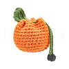  1Pc Tangerine Woolen Crochet Wallets AJEW-NB0005-93-1
