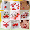 Unicraftale 20Pcs Opaque Resin Pendants RESI-UN0001-06-6