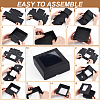 Square Kraft Paper Storage Gift Boxes CON-WH0095-100C-02-4