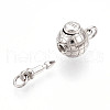 925 Sterling Silver Box Clasps STER-T007-138P-2