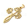 304 Stainless Steel Pendants STAS-U010-12G-2