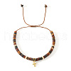 Column Natural Imperial Jade Braided Bead Bracelet EK1968-2-2