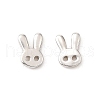 S925 Sterling Silver Stud Earrings EJEW-P305-02B-P-4