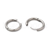 Tarnish Resistant 202 Huggie Hoop Earrings with 304 Stainless Steel Pins for Women EJEW-Q767-02F-P-2