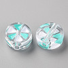 Transparent Enamel Acrylic Beads TACR-S155-005B-2