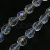 Electroplate Glass Bead Strands EGLA-E010-5x7mm-AB01-1
