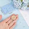 Beebeecraft 20Pcs 925 Sterling Silver Round Flat Pad Stud Earring Findings DIY-BBC0001-81-3