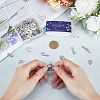 SUNNYCLUE 96Pcs 12 Styles Tibetan Style Alloy Pendants FIND-SC0007-18-3