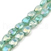 Imitation Jade Glass Beads Strands GLAA-P058-06A-05-1