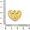 304 Stainless Steel Pendants STAS-P385-09G-3