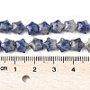 Natural Blue Spot Jasper Star Beads Strands G-Z080-A06-5