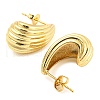 Rack Plating Brass Teardrop Dangle Stud Earrings EJEW-K245-36G-2