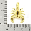 Brass Micro Pave Cubic Zirconia Pendants KK-R159-11G-02-3