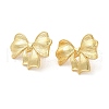 Real 18K Gold Plated Brass Stud Earrings EJEW-G382-11B-G-2