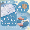  300Pcs 5 Styles Acrylic Plastic Imitation Pearl Cabochons MACR-PH0001-91-5