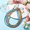 8Pcs 8 Color Glass Seed Beaded Necklaces Set NJEW-JN04636-2