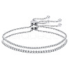 Clear Cubic Zirconia Tennis Bracelet BJEW-I314-001P-1