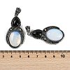 Opalite & Natural Obsidian Pendants G-I370-08AS-02-3