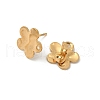 304 Stainless Steel Stud Earring Finding STAS-V015-31D-G-2