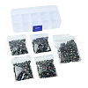 500Pcs 5 Styles Opaque Acrylic Beads MACR-YW0002-44-6
