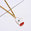 Alloy Enamel Pendants ENAM-YW0001-16-3