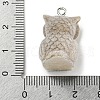 Flocking Resin Cute Pendants RESI-L043-02P-03-3