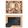Natural Wood Photo Frames AJEW-WH0292-019-4