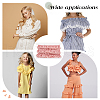 MAYJOYDIY US 5M Polyester Pleated Lace Ribbon OCOR-MA0001-12B-7