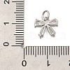 Rack Plating Brass Micro Pave Cubic Zirconia Charms KK-I716-22P-01-3
