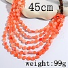 Flat Round Resin & Coconut Heishi Beaded Multi Layered Necklaces for Women FS-WGC6677-02-2
