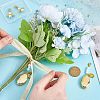 Alloy & Brass Wedding Photo Locket Pendant Decoration HJEW-WR00001-5