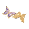 304 Stainless Steel Enamel Pendants STAS-V015-61A-G-2