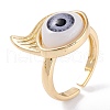 Brass Cuff Rings RJEW-M138-28G-D-3