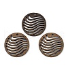 Walnut Wood Pendants WOOD-A025-05C-1
