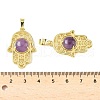 Natural Amethyst Pendants G-F786-07G-28-3
